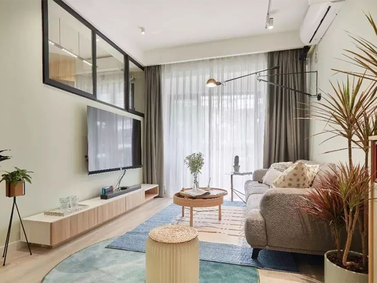 古象地板铺装案例之奇葩户型也有春天