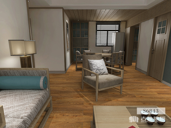 古象地板融入中式风