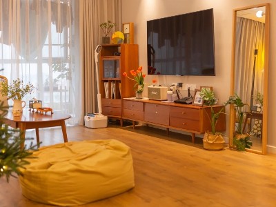 古象实木地板打造的日式风小家