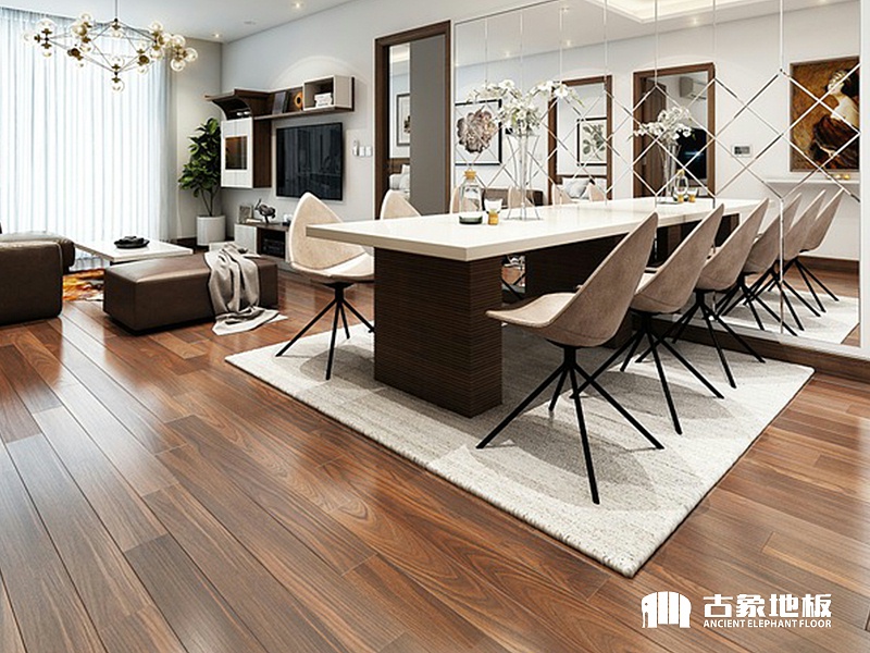 深色木地板更适合面积大或光线好的房间