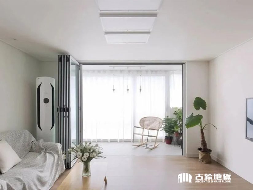 长沙强化地板打造的现代简约风案例