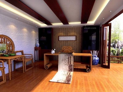 中式风格装修选择实木地板好不好