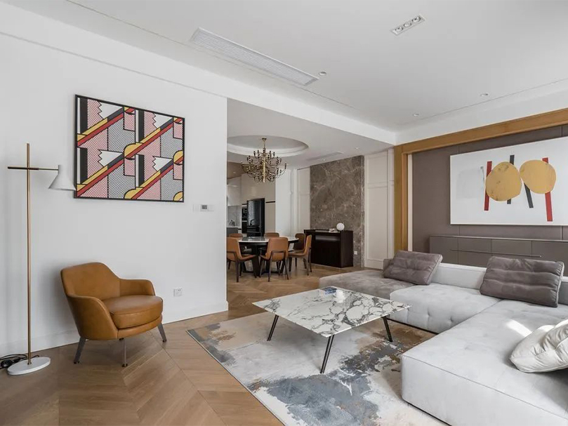 古象地板铺装案例之暖色系现代风装修