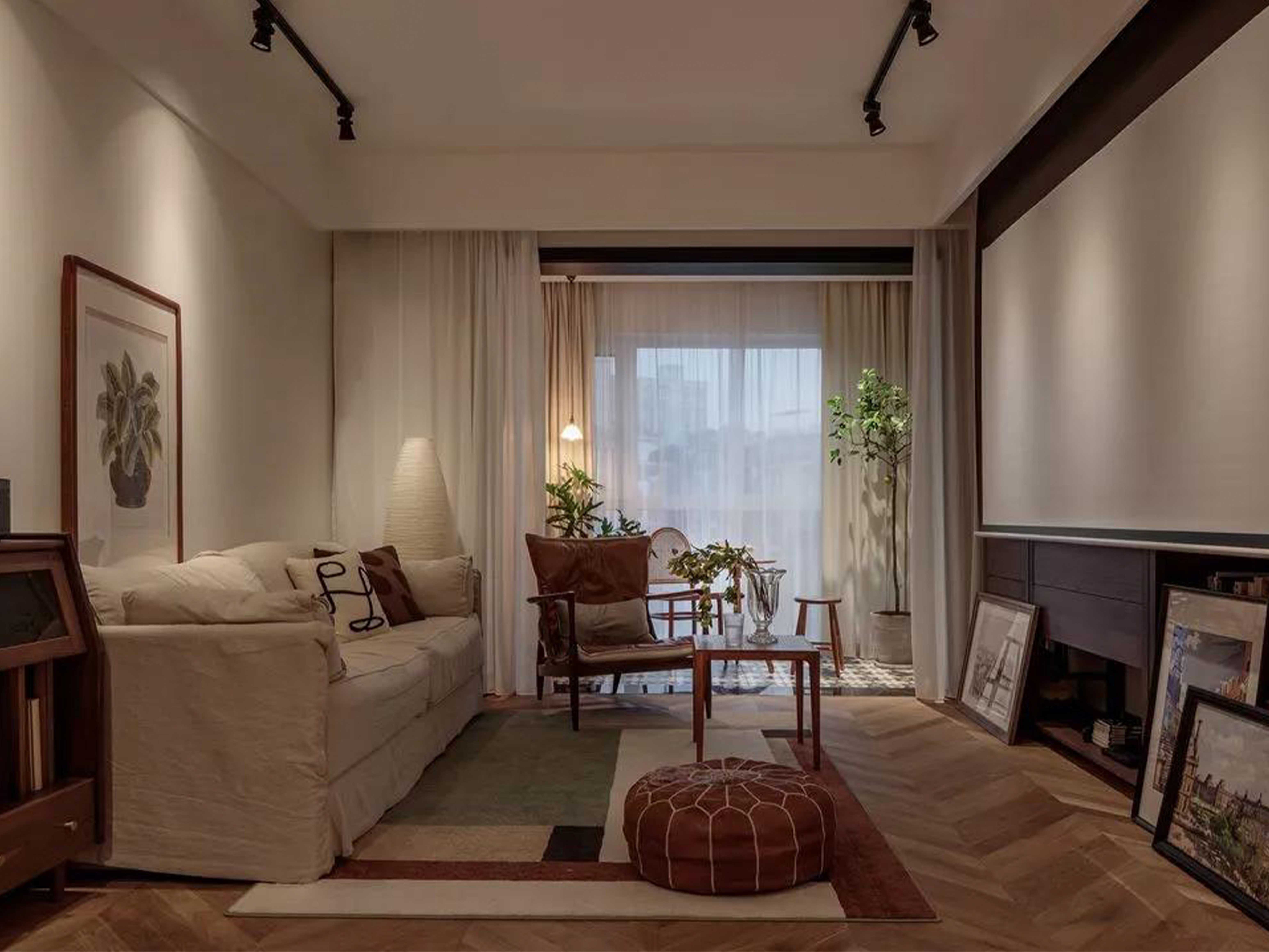 古象地板打造的复古温馨家