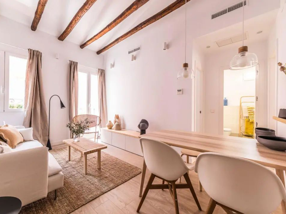 古象地板铺装案例之遇见50㎡原木风小居